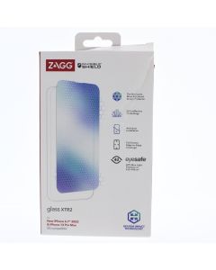 ZAGG A-STOCK Screen Protector FIT Apple iPhone 13 Pro Max / /14 PLUS/  14 Pro Max / iPhone 6.7" 2022 glass XTR2 Clear 