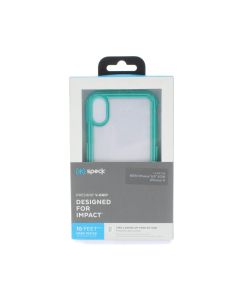 Speck A-STOCK Case FIT Apple iPhone XR Clear/Caribbean Blue 