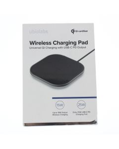 Ubiolabs NEW Wireless Charging Pad USB-C 25W Black - (PKG1893RE) Black - (PKG1893RE)
