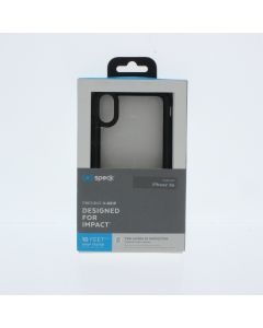 Speck NEW Case FIT Apple iPhone Xr Presidio V-Grip Series Clear / Black - (120253-5905)