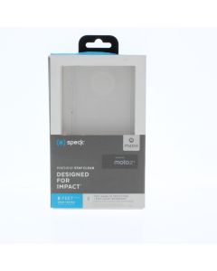 Speck A-STOCK Case FIT Motorola Moto Z4 Presidio Stay Clear Series Clear - (127547-5085)