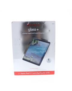ZAGG A-STOCK Screen Protector FIT Apple 9.7-in iPad Pro /Air 2/ Air Glass+ Extreme Impact and Scratch Protection  Clear - (ZAG200101635-V)