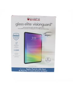 ZAGG A-STOCK Screen Protector FIT Apple iPad Air (4 gen) & iPad Pro 11-inch (2nd & 1st Gen) Glass elite VisionGuard+ Clear 