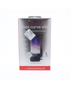 ZAGG A-STOCK Screen Protector FIT Samsung Galaxy S9 Glass curve elite  Clear - (ZAG200101363)