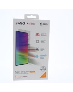 ZAGG A-STOCK Screen Protector FIT Samsung Galaxy S22 Ultra Fusion XTR curve with D3O Clear - (ZAG200309319-V)