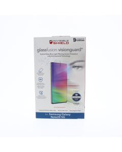 ZAGG A-STOCK Screen Protector FIT Samsung Galaxy Note20 5G Glassfusion Visionguard+ Clear - (ZAG200106625-V)