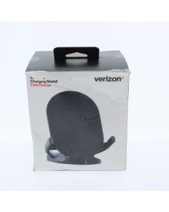 Verizon A-STOCK Wireless Charging Stand USB-C Wall Charger 10W 2AMP (ERL) Black - (WC10WSTNDGGL-AL)