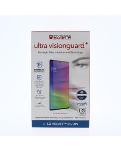 ZAGG A-STOCK Screen Protector FIT LG Velvet 5G uw Ultra VisionGuard+ Clear - (ZAG200206180)