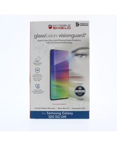 ZAGG A-STOCK Screen Protector FIT Samsung Galaxy S20 5G UW Glassfusion Visionguard+ Clear - (ZAG200305042-V)
