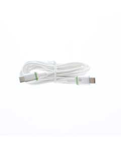 ATT A-STOCK Braided Cable USB-C To USB-C 2 Meter (6 ft) White 