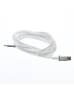 ATT A-STOCK Braided Cable USB-C To USB-C 2.4 Meter (8 ft) White 