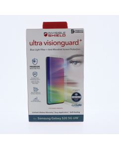 ZAGG A-STOCK Screen Protector FIT Samsung Galaxy S20 5G UW Ultra Visionguard+ Clear - (ZAG200205024-V)
