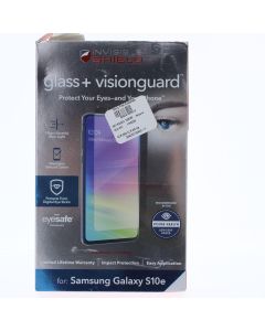 ZAGG A-STOCK Screen Protector FIT Samsung Galaxy S10e Glass + Visionguard Clear - (ZAG200102640- V)