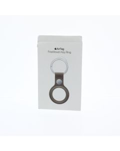 Apple NEW AirTag FineWoven Key Ring Taupe 