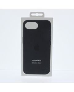 Apple NEW Case FIT Apple iPhone 16e Silicone Case Black - (MD3N4ZM/A)
