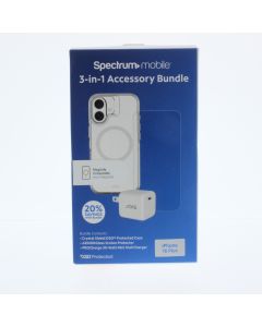 Universal NEW Case FIT Apple iPhone 16 Pus 3-1 Pack ACCESORY Clear  - (SBUN3211)