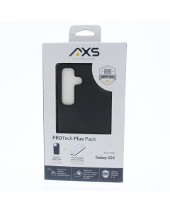 Axessorize NEW Case FIT Samsung Galaxy S24 PROTech Plus Pack  Black - (PSAMR1010)