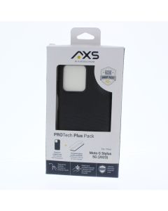 Axessorize A-STOCK Case FIT Motorola Moto G Stylus PROTech Plus Pack  Black - (PMOTORP1800)