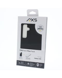 Axessorize A-STOCK Case FIT Samsung Galaxy A35 PROTech PLUS PACK  Black - (PSAMR1080)