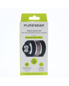 Pure Gear NEW Watch Band FIT Samsung 40MM Adjustable Compatible with: See Photos Blue, Pink and Green - (64504PG)