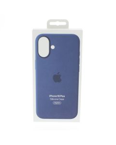 Apple A-STOCK Case FIT Apple iPhone 16 Plus Silicone Case Magsafe Denim - (MYYA3ZM/A)