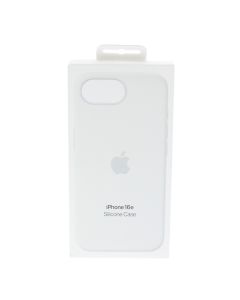 Apple NEW Case FIT Apple iPhone 16e Silicone Case White - (MD3P4ZM/A)