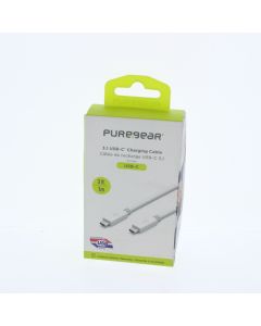 Pure Gear NEW Cable USB-C To USB-C 1 Meter (3.2 ft)  White  - (GO1346PG/63533PG)