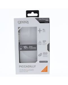 Gear4 A-STOCK Case FIT Apple New Iphone 5.4"/12 mini PICCADILLY Clear/Black - (IC1254PICBLK)