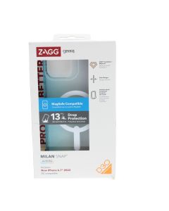 ZAGG A-STOCK Case FIT Apple New iPhone 6.7" 2022 Clear/Blue 