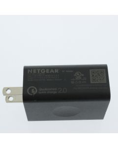 Netgear A-STOCK USB-A Wall Charger 2AMP QUALCOMM  2.0 Black 