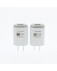 LG NEW USB-A Wall Charger 1.2AMP White - (MCS-01WPE/MCS-01WRE)