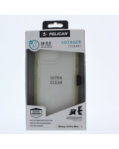 Pelican B-STOCK Case FIT Apple iPhone 14 Pro Max, iPhone 6.7" Voyager Clear - (WO264428)