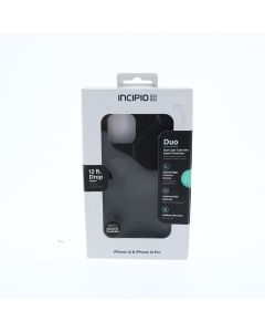 Incipio NEW Case FIT Apple iPhone 12 & iPhone 12 Pro DUO Black - (IPH-1895-BLK)