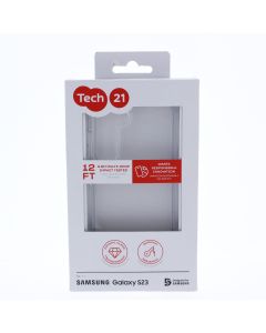Tech 21 NEW Case FIT Samsung Galaxy S23 Evoclear Clear - (D2321)