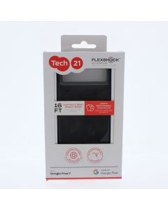 Tech 21 NEW Case FIT Google Pixel 7 FlexShock Smoke Black - (D2234)