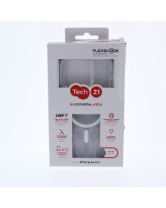 Tech 21 A-STOCK Case FIT Apple Iphone 14 Pro EvoCrystal Kick Clear - (T21-10343)
