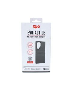Tech 21 NEW Case FIT Samsung Galaxy S22 Ultra EVOTACTILE Black - (T21-9380)