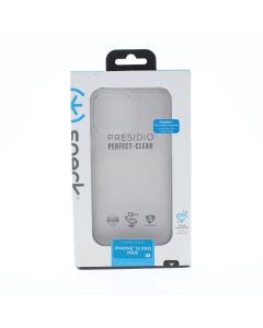 Speck NEW Case FIT Apple iPhone 12 Pro Max Presidio Perfect Clear Clear - (138502-5085)