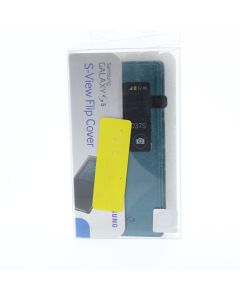Samsung NEW Case FIT Samsung Galaxy S5 S-View Flip Cover Green - (EF-CG900BGESTA)