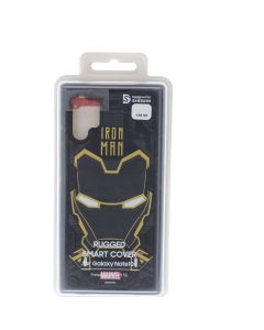Samsung NEW Case FIT Samsung Galaxy Note10+ RUGGED SMART COVER/IRON MAN  Black - (GP-FGN975FBVZW)