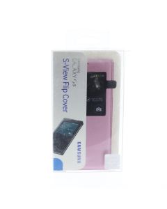 Samsung NEW Case FIT Samsung Galaxy S5 S-View Flip Cover Pink - (EF-CG900BPESTA)