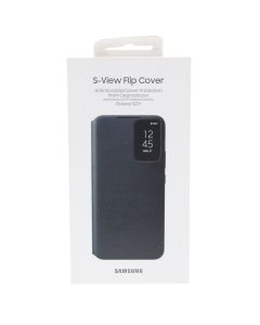 Samsung NEW Case FIT Samsung Galaxy S22+ S-View Flip Cover  Black - (SA69-00193E)
