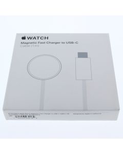 Apple NEW Braided Cable USB-C To Apple Watch 1 Meter (3.2 ft) A2515 White - (MT0H3AM/A)