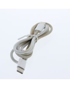 Apple B-STOCK Braided Cable USB-C To USB-C 1 Meter (3.2 ft) White - (MQKJ3AM/A)
