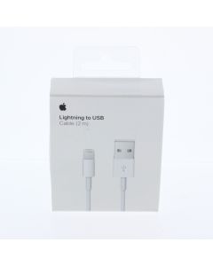 Apple A-STOCK Cable USB-A To Lightning 2 Meter (6 ft) A1510 White - (MQGH2AM/A)