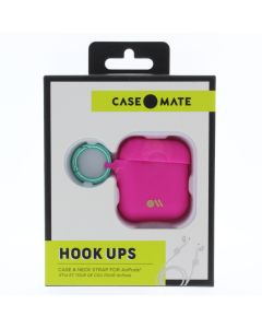 Case Mate NEW HOOK UPS Case for AirPods Fuchsia Dark Pink - (CM039236)