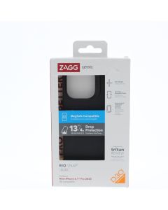 ZAGG A-STOCK Case FIT Apple iPhone 6.1" Pro  (2022) Rio SNAP Black 