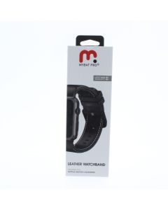 My Bat Pro NEW Watch Band FIT Apple Leather Watchband Black  42/44mm