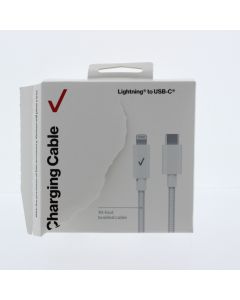 Verizon B-STOCK Braided Cable USB-C To Lightning 3 Meter (9.8 ft) White - (CAB10LTOCBWHT-A)