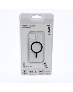 Pivet NEW Case FIT Apple iPhone 14, 2022 iPhone 6.1" MagSafe Compatible Clear - (I2261ASP+CLEAR)